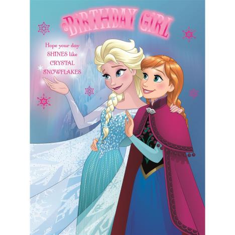 Birthday Girl Disney Frozen Large Birthday Card £3.40